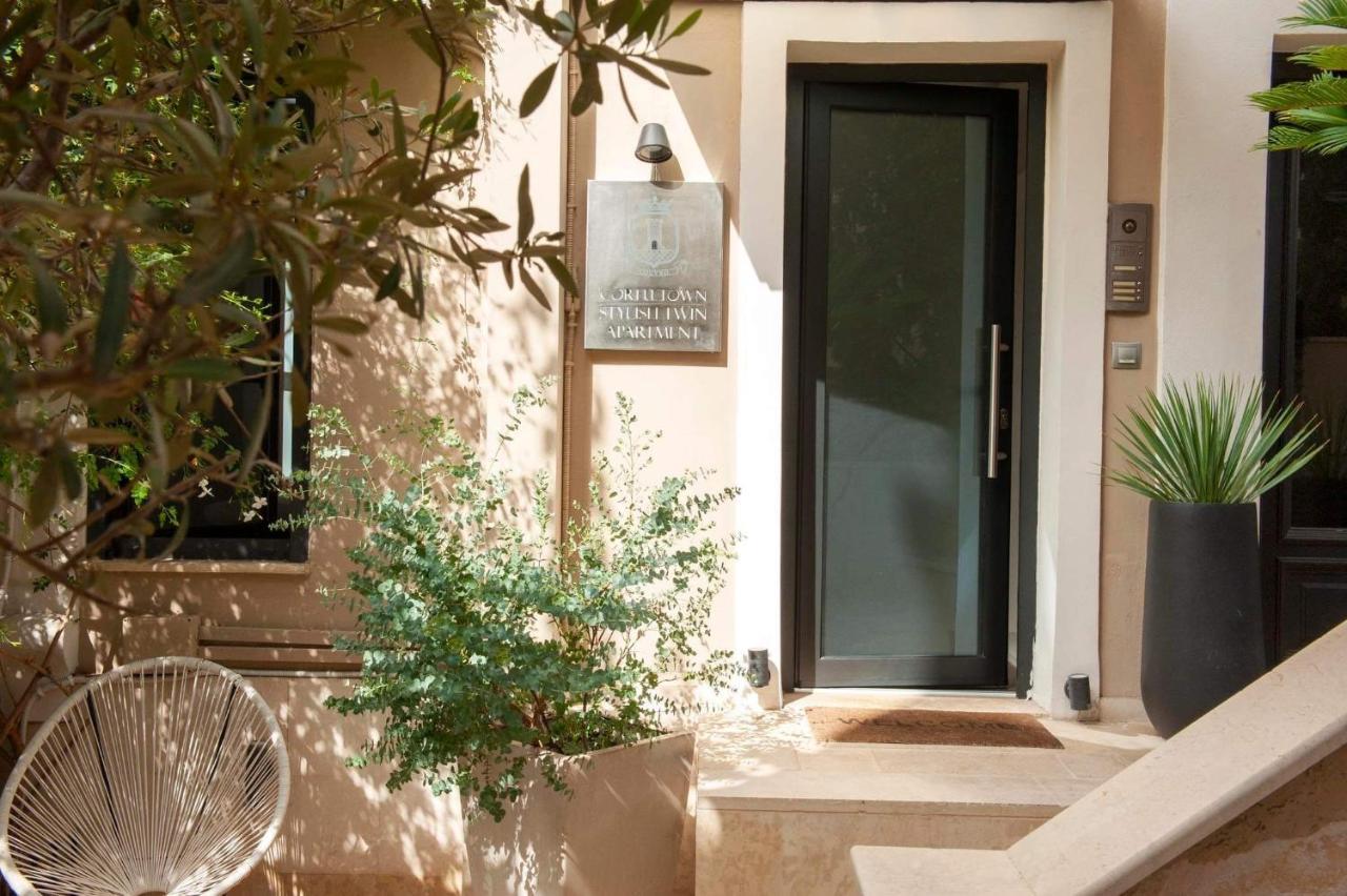 Corfu Town Stylish Twin Apartment Esterno foto